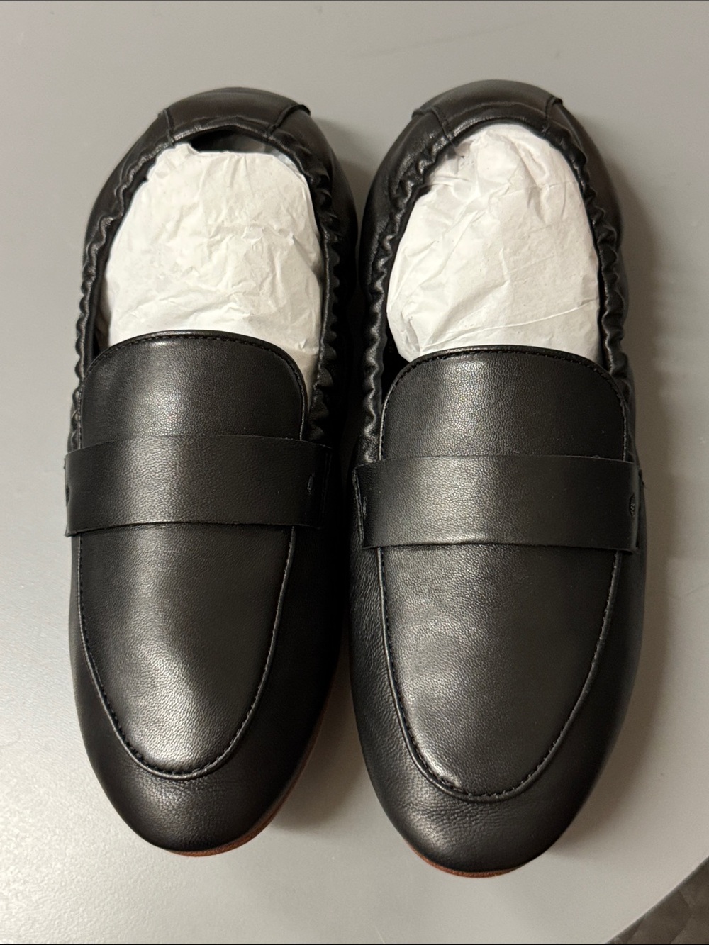 Women’s Quince Italian Leather Soft Loafer/Black Size 7 - Picture 6 of 10